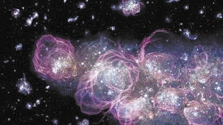 宇宙大爆炸数亿年后早期恒星形成的艺术图.jpg